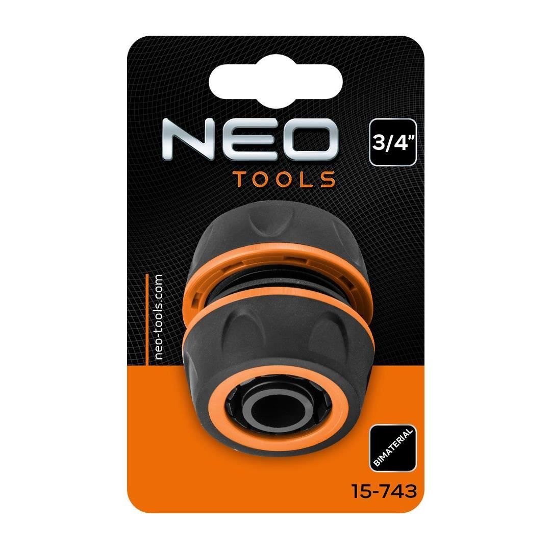 Mufa furtun, cuplaj rapid, bimaterial, 3/4", NEO [2]