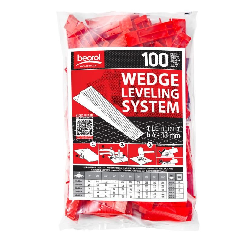 Pene pentru sistem de nivelare, 98x21x20 mm, 100 buc, Beorol [4]