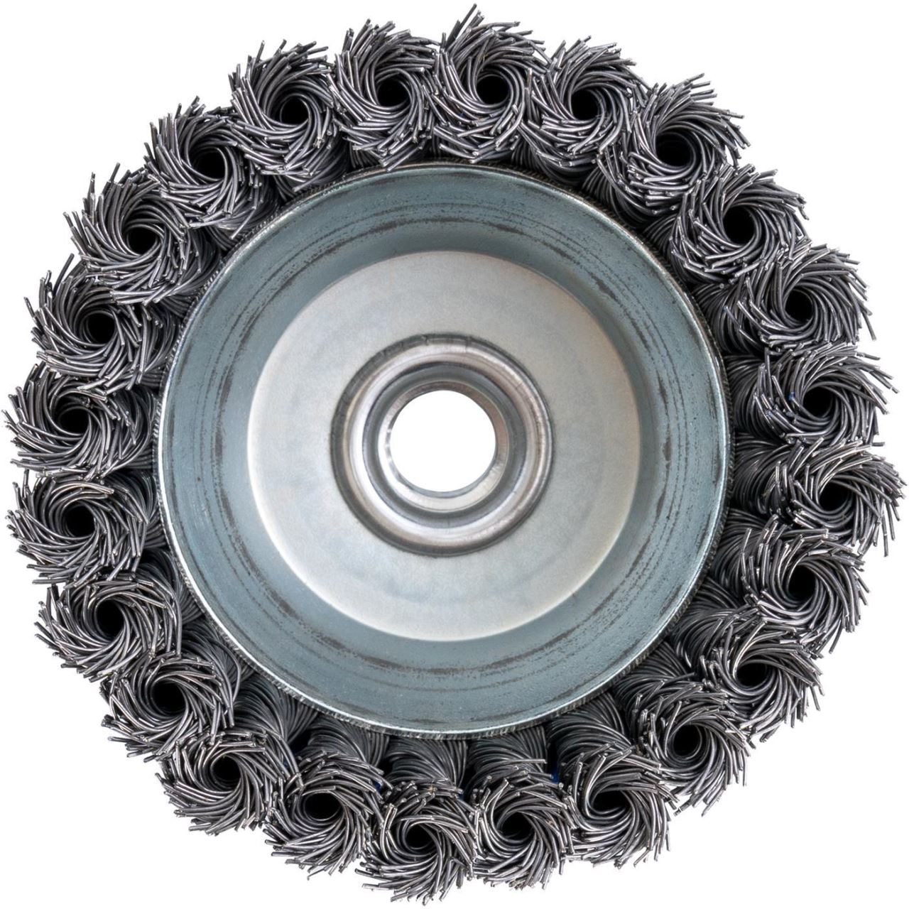 Perie sarma din otel, tip cupa, cu toroane, M14, 100 mm, Richmann [2]