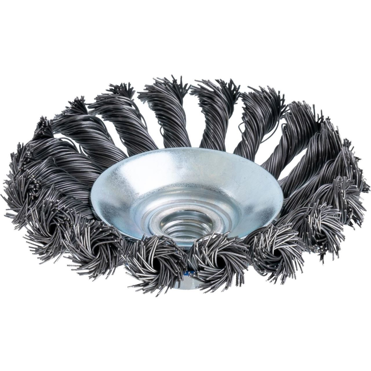 Perie sarma otel, tip cupa, cu toroane, M14, 100 mm, Richmann  [2]