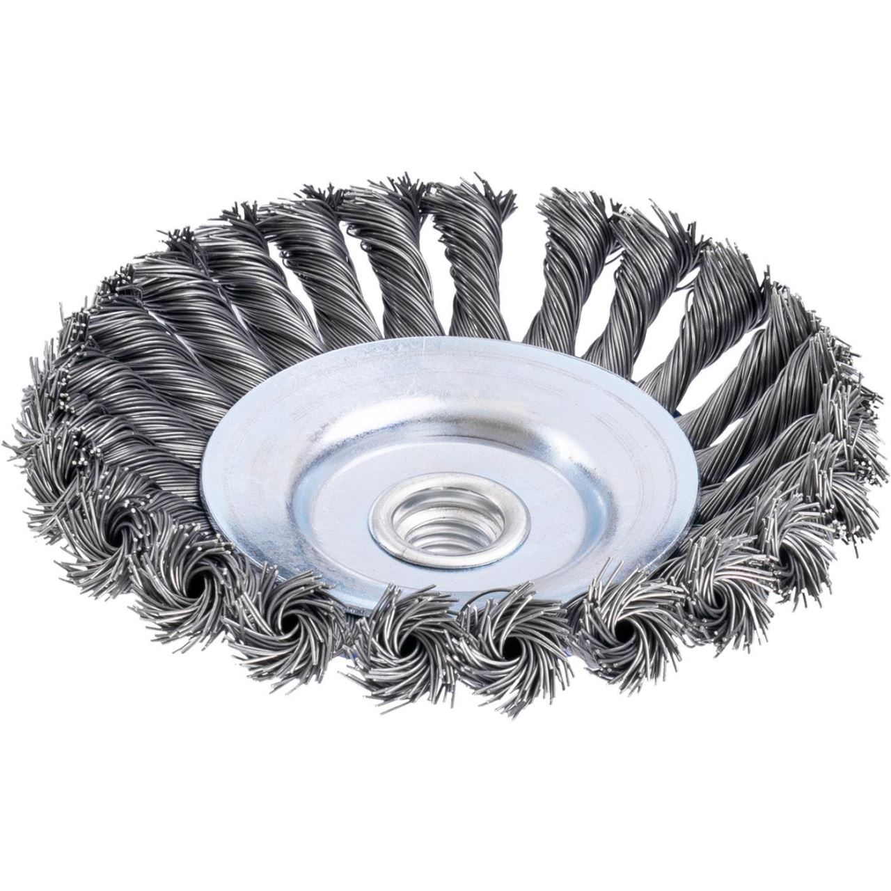 Perie sarma otel, tip cupa, cu toroane, M14, 125 mm, Richmann  [2]