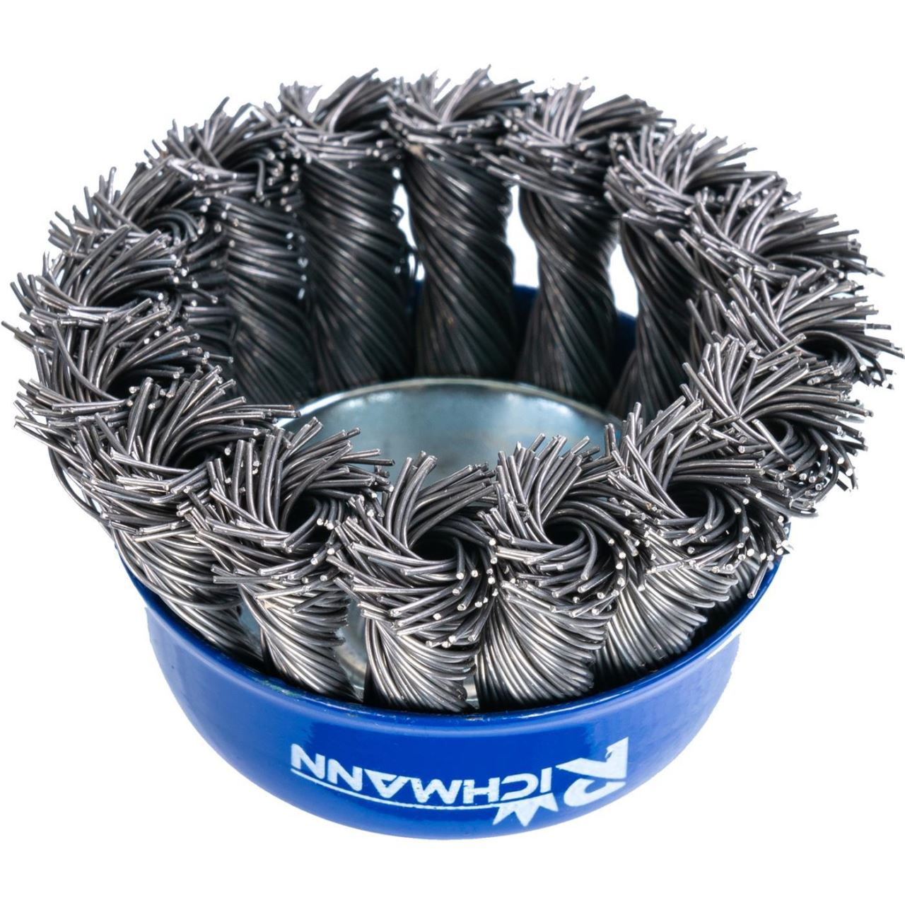 Perie sarma otel, tip cupa, cu toroane, M14, 65 mm, Richmann  [3]