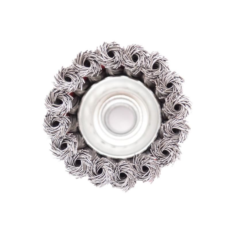 Perie sarma, tip cupa, cu toroane, M14, 65 mm, Beorol [2]