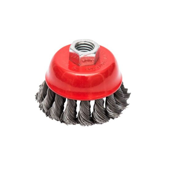 Perie sarma, tip cupa, cu toroane, M14, 65 mm, Beorol [1]