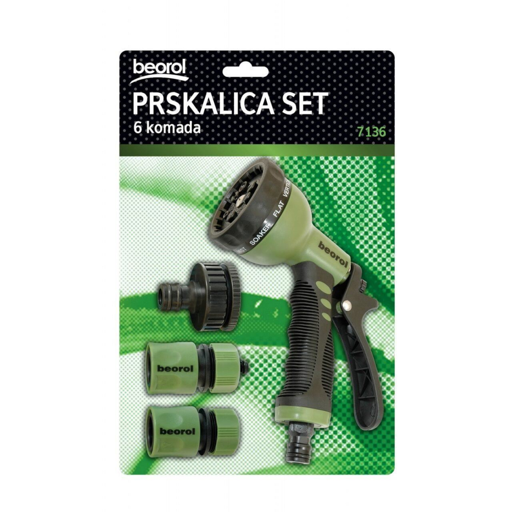 Pistol stropit gradina, tip dus, 9 moduri, cu accesorii, Beorol [2]