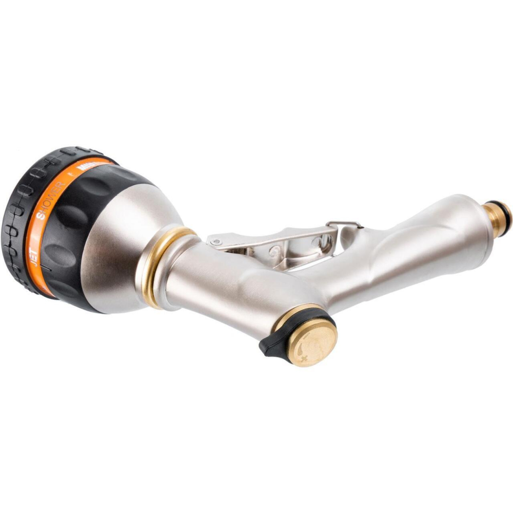 Pistol stropit gradina tip dus, metalic, 8 tipuri de jet reglabil, udare gazon, flori, legume, Richmann Exclusive [7]
