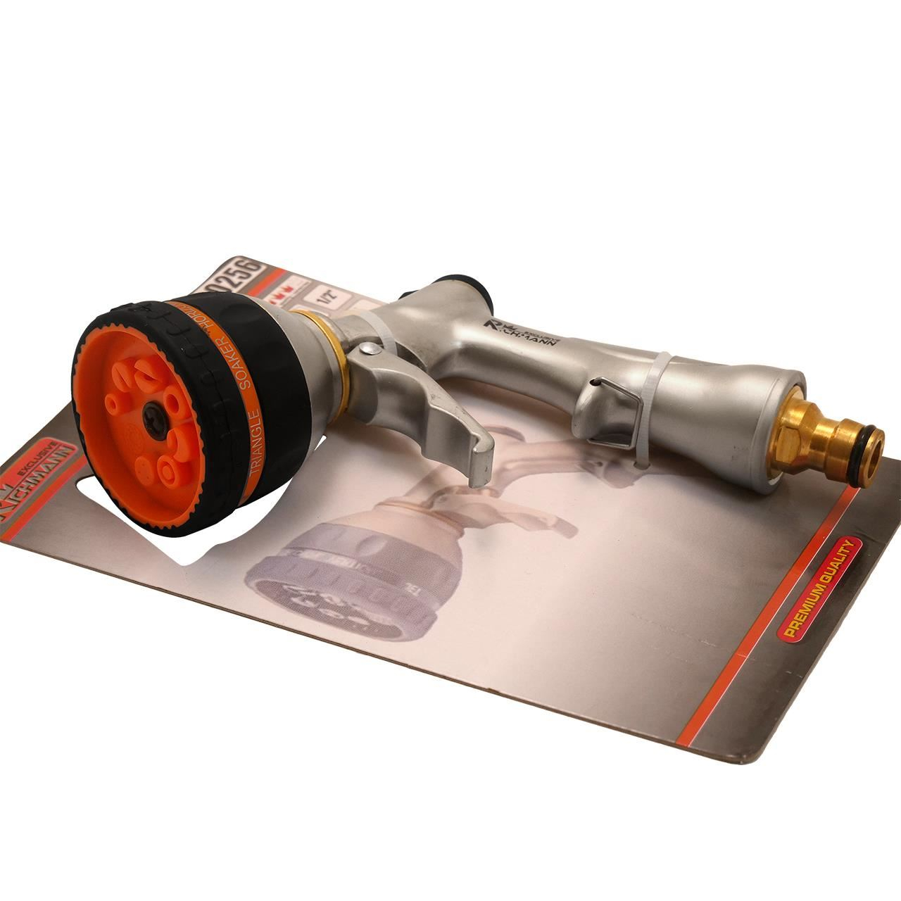Pistol stropit gradina tip dus, metalic, 8 tipuri de jet reglabil, udare gazon, flori, legume, Richmann Exclusive [2]