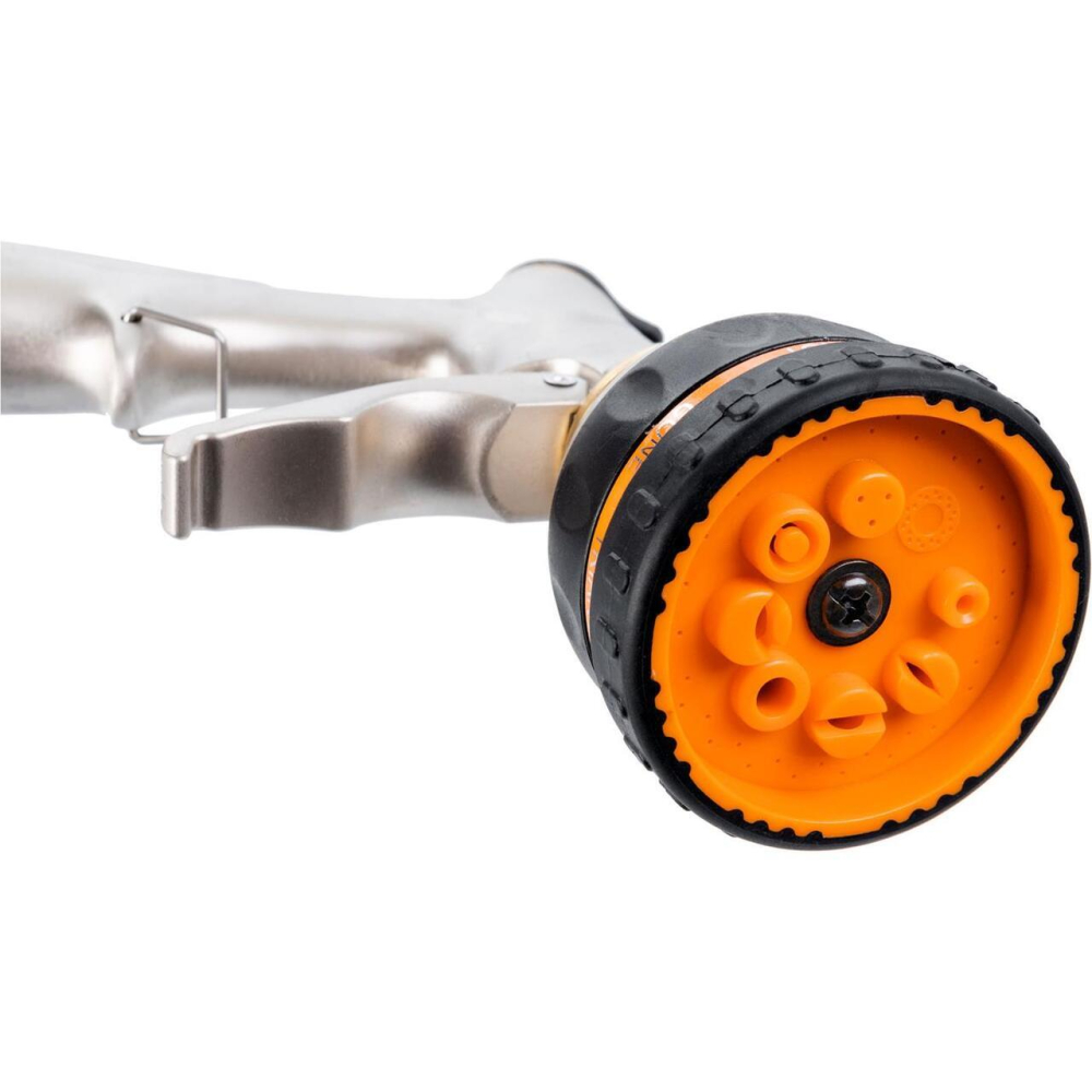 Pistol stropit gradina tip dus, metalic, 8 tipuri de jet reglabil, udare gazon, flori, legume, Richmann Exclusive [5]