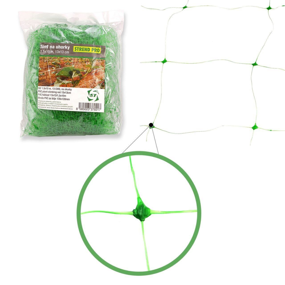 Plasa pvc, pentru urcarea plantelor in cultura castravetilor, 1.5x10 m   [2]