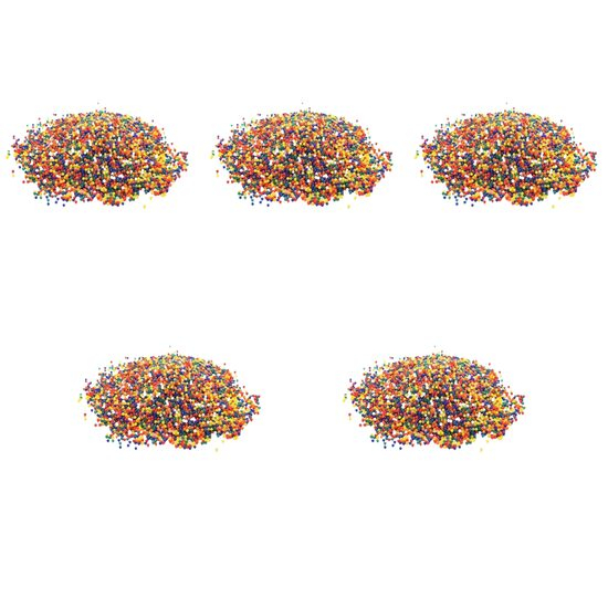 Set 5 bile decorative hidrogel, pentru udarea plantelor, multicolor, 5 g [1]