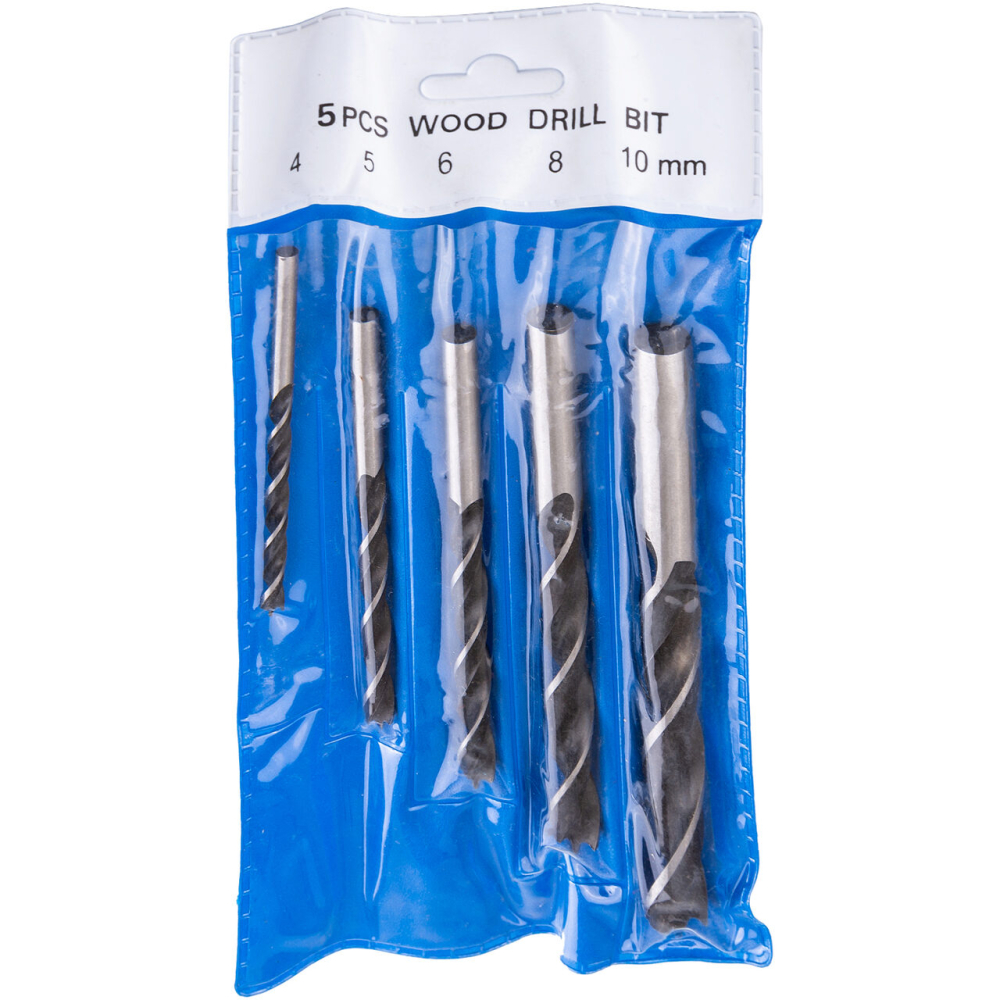 Set 5 burghie pentru lemn, 4-10 mm, Richmann  [3]