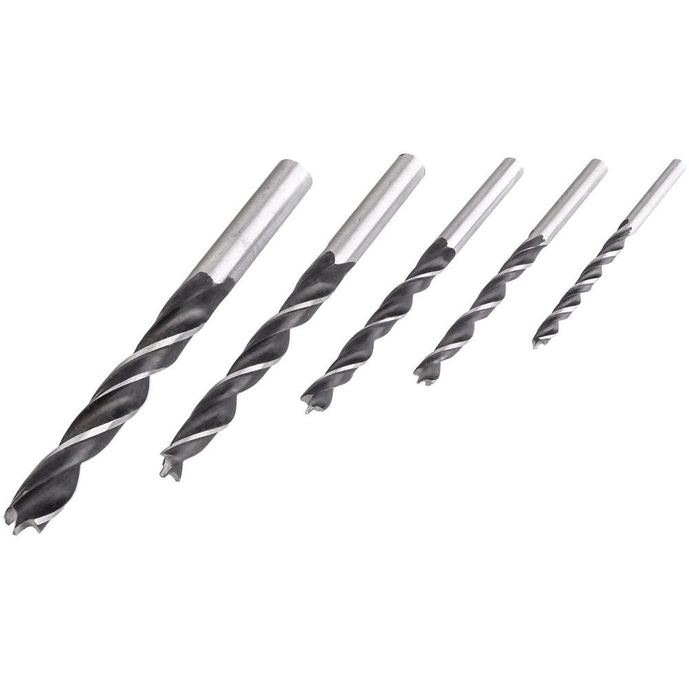 Set 5 burghie pentru lemn, 4-10 mm, Richmann  [6]