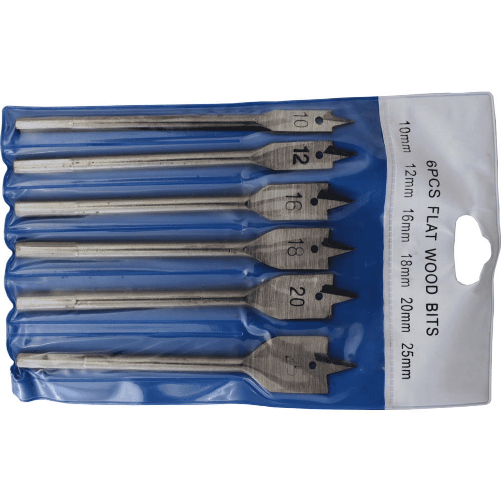 Set 6 burghie plate pentru lemn 10-25 mm, Richmann [2]