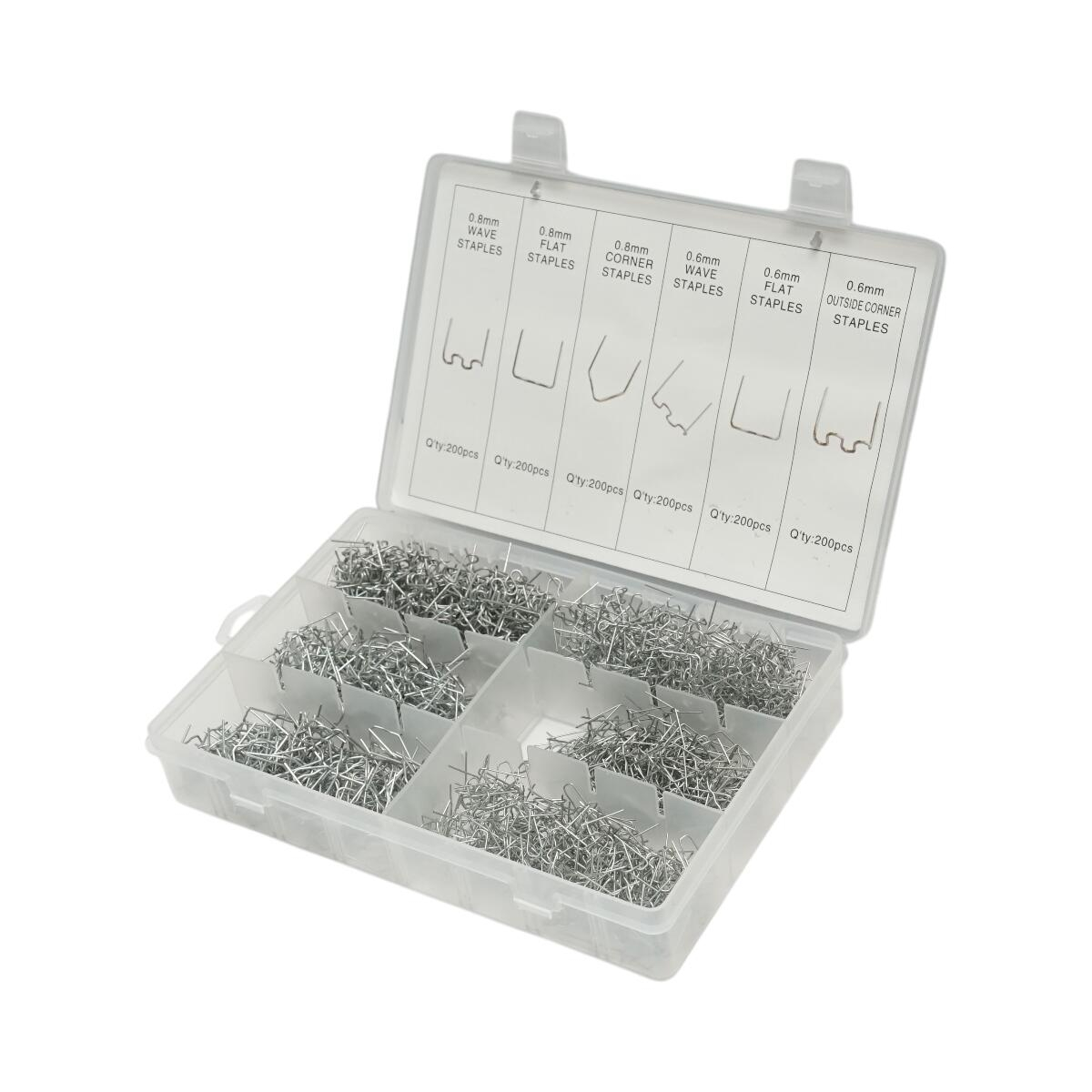 Set capse pentru pistol de lipit/sudat plastic, 1200 buc, Breckner Germany [2]
