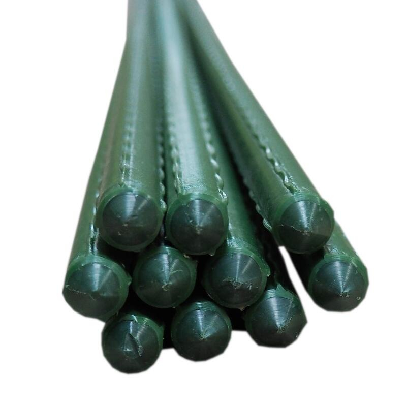 Suport/arac pentru plante, rosii, metal + PVC, verde, 1.6x120 cm, Artool [2]