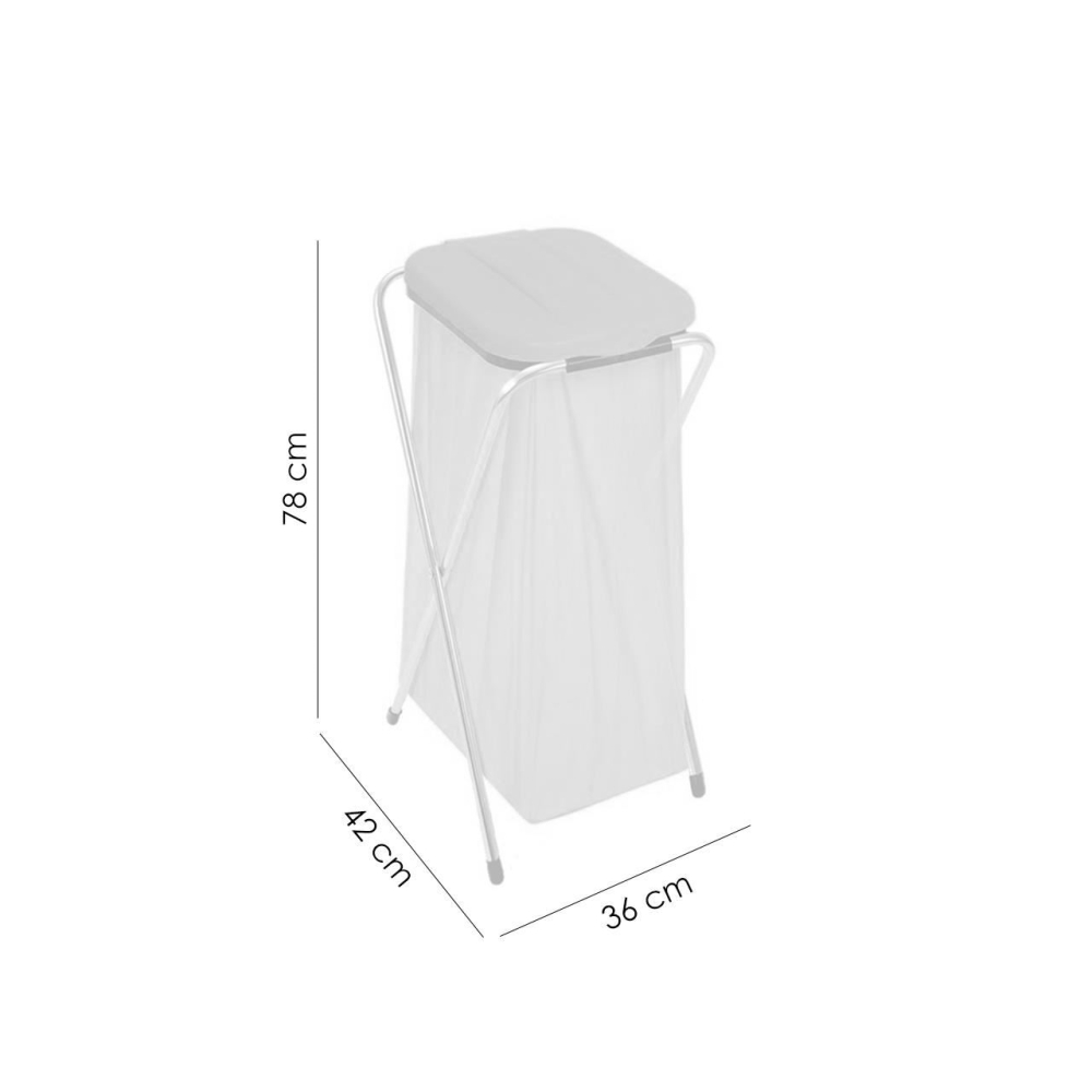 Suport pentru sac de gunoi 36x42x78 cm ECOFIX, Strend Pro [2]