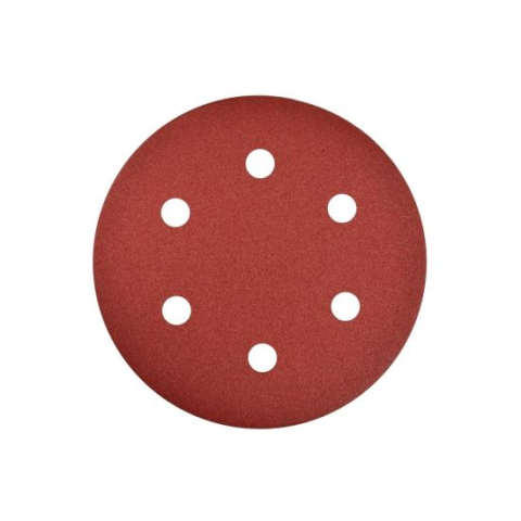 Accesorii slefuire - Abraziv/smirghel cu scai cu gauri, P80, 125 mm, Germa Flex
