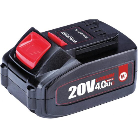 Acumulatori si incarcatoare scule electrice - Acumulator 20 V, 4 Ah Li-ion, incarcare rapida, Worcraft