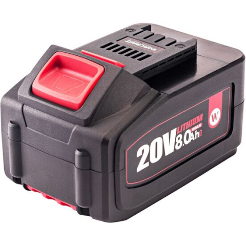 Acumulatori si incarcatoare scule electrice - Acumulator 20 V, 8 Ah Li-ion, incarcare rapida, Worcraft