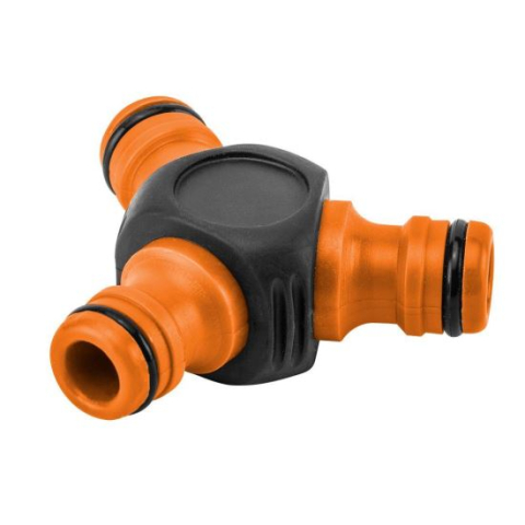 GRADINA - Adaptor cuplaj rapid, 3 directii, bimaterial, NEO