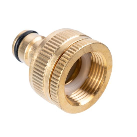 Mufe si conectori irigare - Adaptor robinet, filet interior, alama, 3/4''/1", 1/2", Richmann 
