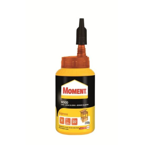 Silicon, spume si solutii tehnice - Adeziv pentru lemn, D2, 250 g, Moment Wood Express