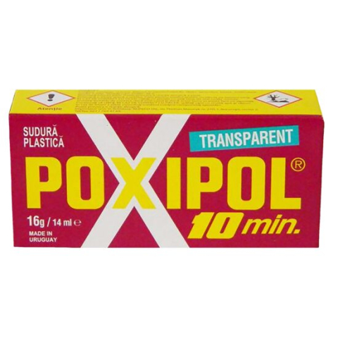 Silicon, spume si solutii tehnice - Adeziv universal, transparent, 16 g, Poxipol