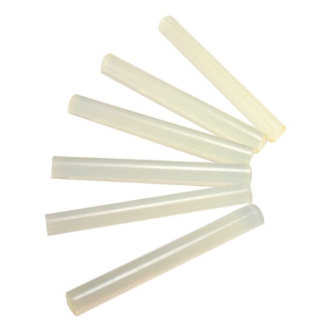 BRICOLAJ ELECTRIC - Baton silicon pentru pistol lipit, transparent, 6 buc, 11x150 mm