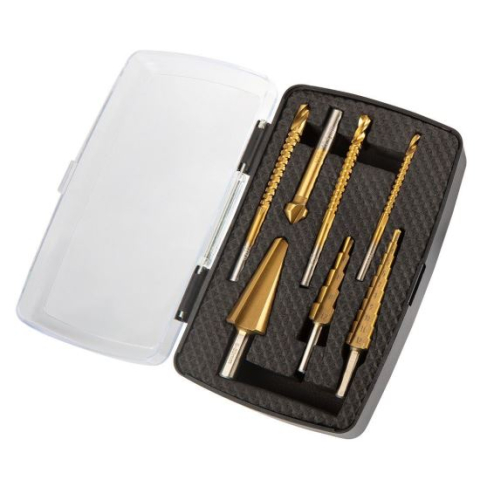 Burghie - Burghie in trepte, set 7 buc, 4-12.4 mm, Graphite