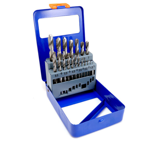 BRICOLAJ ELECTRIC - Burghie pentru metal, HSS, set 19 buc, 1-10 mm, Richmann
