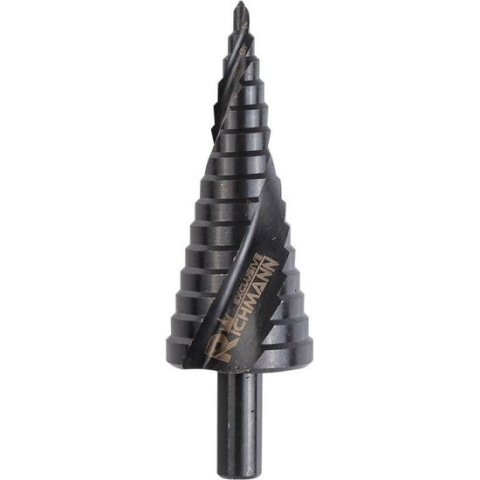 BRICOLAJ ELECTRIC - Burghiu pentru metal, in trepte, nitrura de titan, spiralat, 4-32 mm, Richmann Exclusive