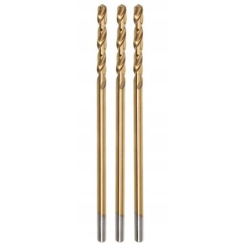 Seturi si accesorii pentru gaurit si insurubat - Burghiu pentru metal, nitrura de titan, 3 buc, 1.5 mm, Jufisto