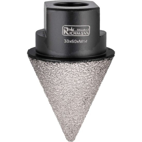 BRICOLAJ ELECTRIC - Carota diamantata, trapezoidala, M14, 38 mm, Richmann Exclusive