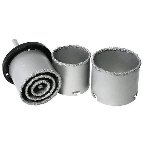Seturi si accesorii pentru gaurit si insurubat - Carote diamantate, cu ghidaj, set 5 buc, 33-83 mm, Strend Pro