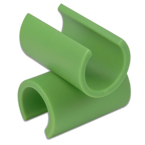 Accesorii gradinarit - Conector plastic tip T pentru araci de 8 mm, set 30 buc, verde