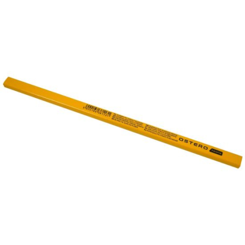 Accesorii pentru montat gresie si faianta - Creion pentru ceramica si sticla, mina rosie, 24 cm, Ostero