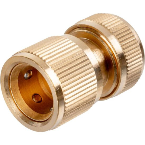 Mufe si conectori irigare - Cupla rapida, pentru furtun, alama, 1/2", Richmann