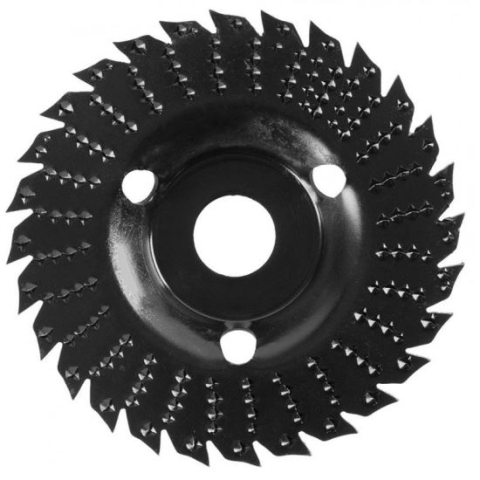 Discuri debitare, polizare - Disc circular slefuit, modelat, raspel, otel carburat, pentru lemn, plastic, ipsos, 125x22.2 mm, Strend Pro 