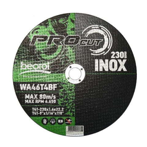 Discuri debitare, polizare - Disc debitat inox, 230x1.6 mm, Beorol