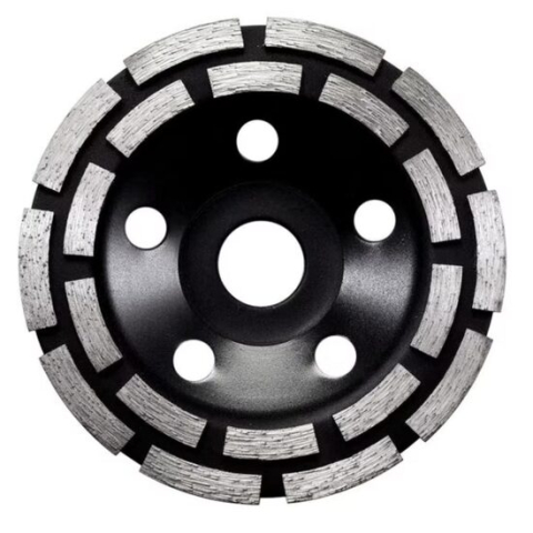 Discuri diamantate - Disc diamantat dublu segmentat, beton, slefuire uscata, 115 mm/22.23 mm, Richmann Exclusive