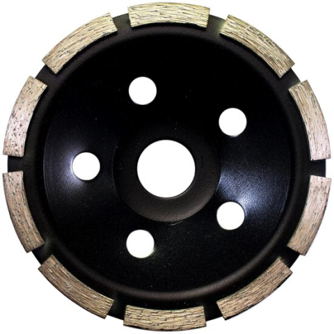 Discuri diamantate - Disc diamantat segmentat, beton, slefuire uscata, 125 mm/22.23 mm, Richmann Exclusive