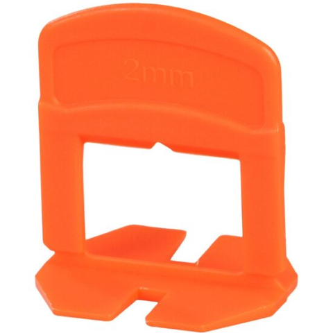 Accesorii pentru montat gresie si faianta - Distantiere/cleme/clipsuri pentru nivelare si aliniere a placilor ceramice, 100 buc, 2 mm, Strend Pro