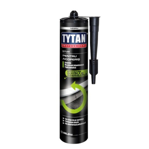 Silicon, spume si solutii tehnice - Etansant bituminos negru TYTAN 280ml