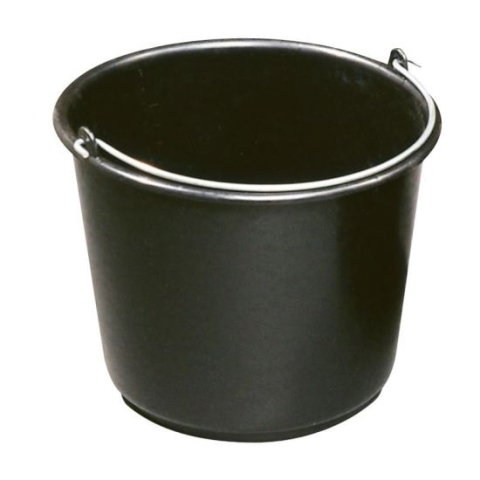 GOSPODARIE - Galeata pentru constructii, maner metalic, neagra, 5 L, Strend Pro 