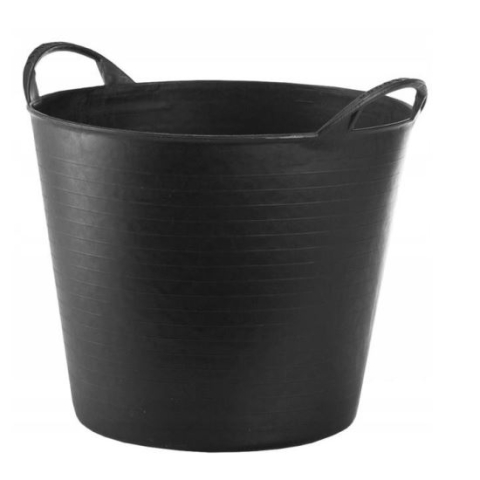 GOSPODARIE - Galeata pentru constructii, rotunda, flexibila, neagra, 26 L, Artool