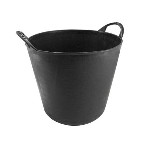 GOSPODARIE - Galeata pentru constructii, rotunda, flexibila, neagra, 55 L, Artool 