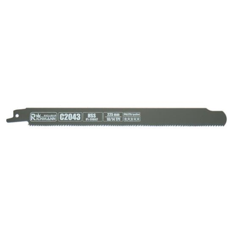 Accesorii fierastraie electrice - Panza, lama, fierastrau tip sabie, pentru lemn, HSS bimetal-Cobalt, 10/14 TPI, set 5 buc, 225 mm, Richmann Exclusive