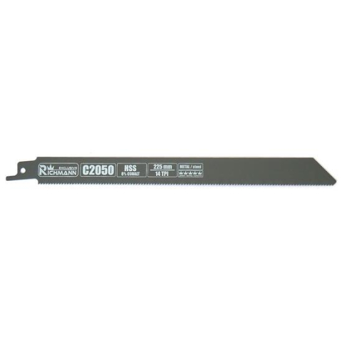 Accesorii fierastraie electrice - Panza, lama, fierastrau tip sabie, pentru metal, HSS bimetal-Cobalt, 14 TPI, set 5 buc, 225 mm, Richmann Exclusive