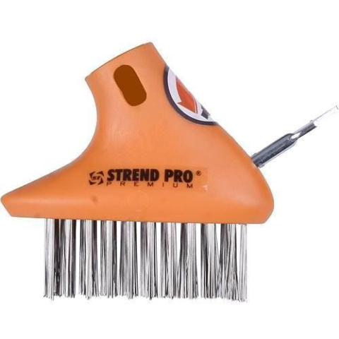 GRADINA - Perie pentru curatat rosturi, pavaje, buruieni, otel, sistem Multi-Lock, 11 cm, Strend Pro