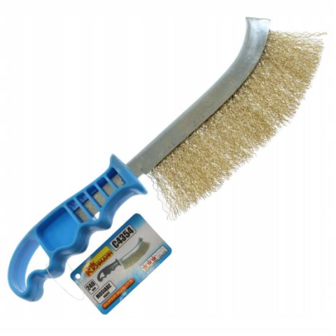 Accesorii slefuire - Perie sarma alama, semiluna, 240 mm, Richmann 